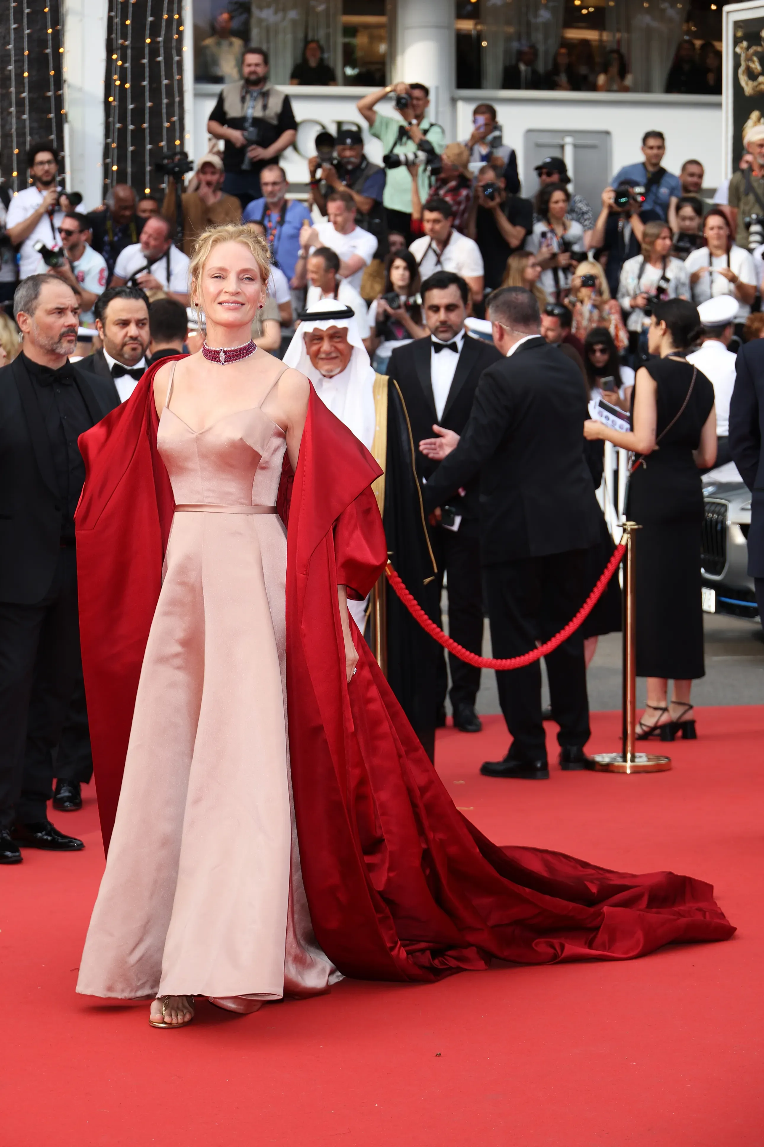 Uma Thurman in Dior